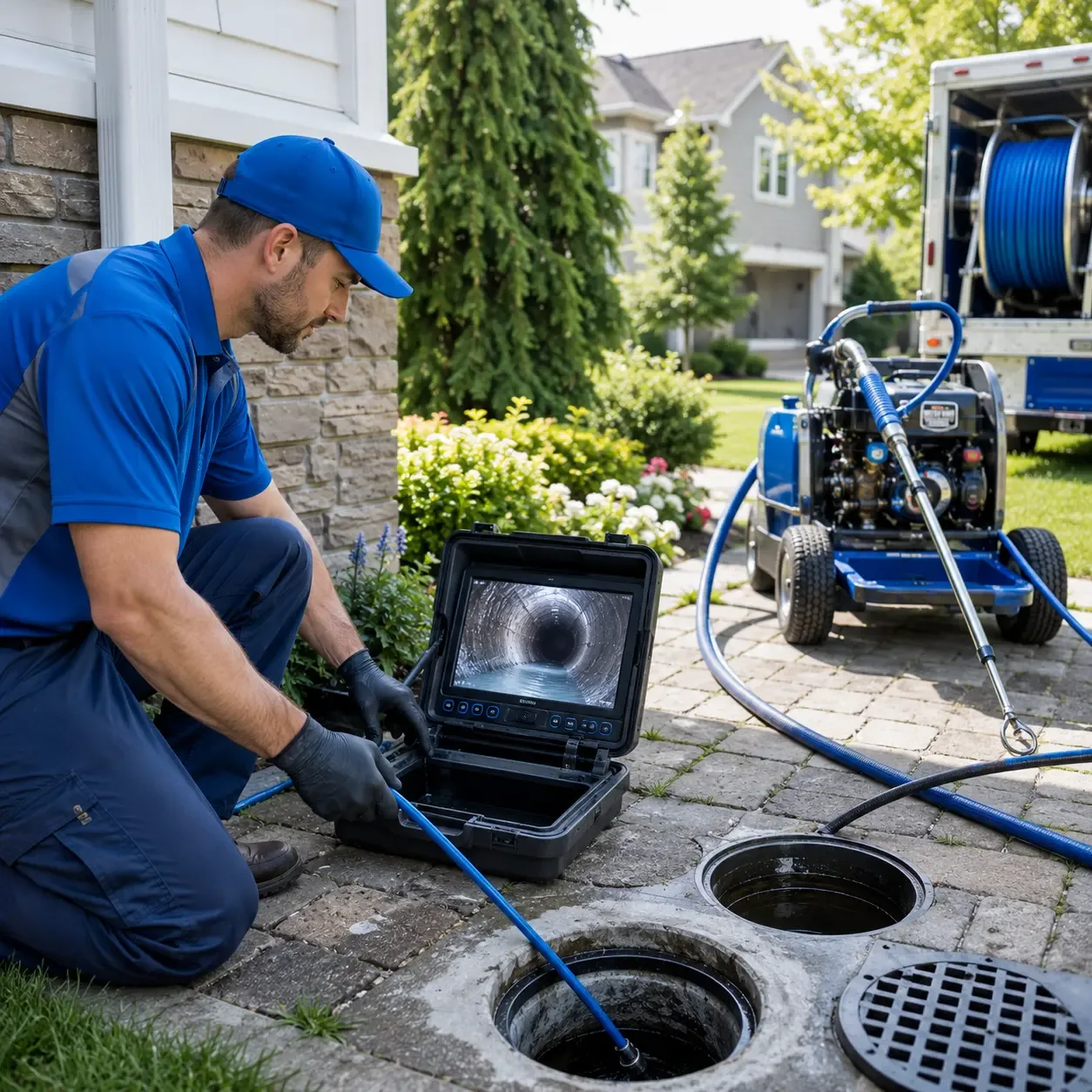 Outdoor drain cleaning professionals serving Lyndon, KS