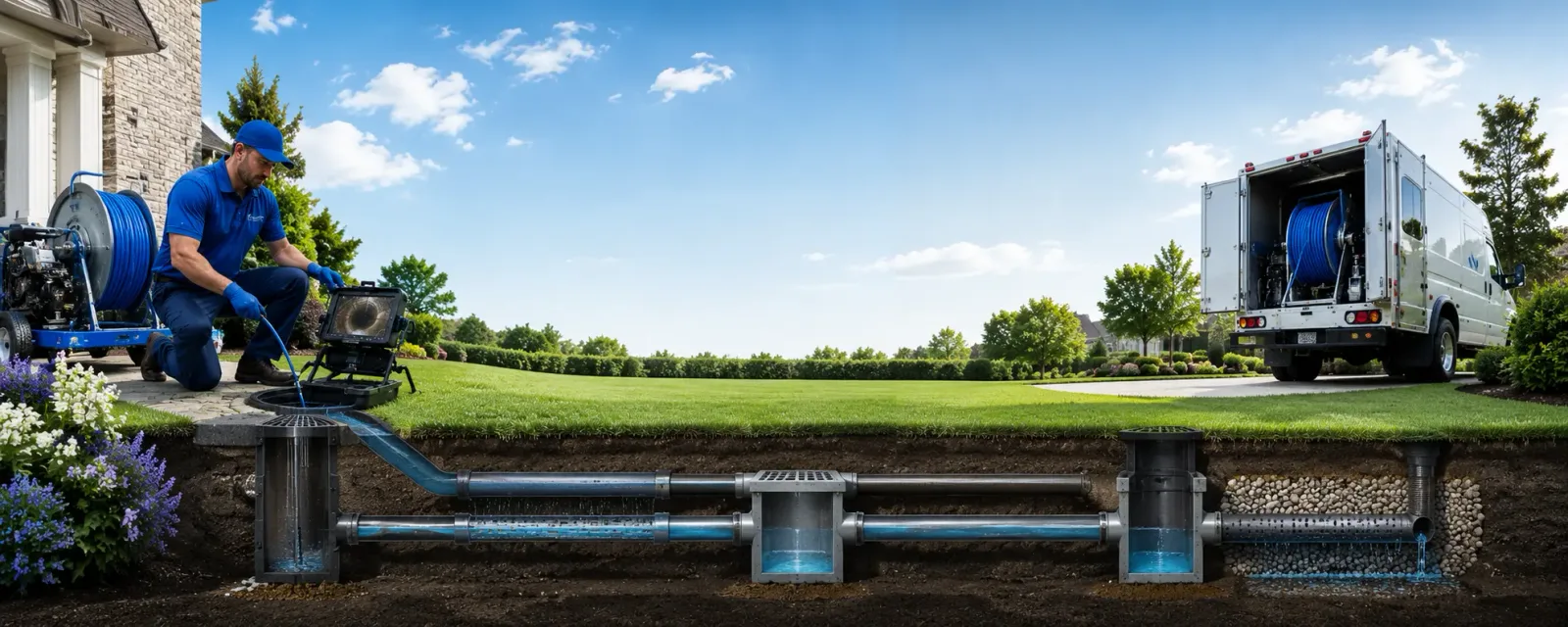 Outdoor drain cleaning information for Lyndon, KS